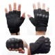 Тактические беспалые перчатки с защитой 