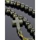 Чётки православные с крестиком Змеевик