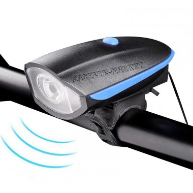 Велосипедный USB фонарь с сигналом