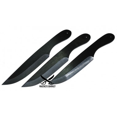Комплект метательных ножей из пружинно рессорной стали