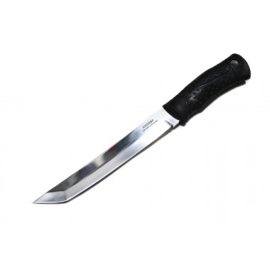 Нож в японском стиле 65х13 рукоять резина Кизляр 