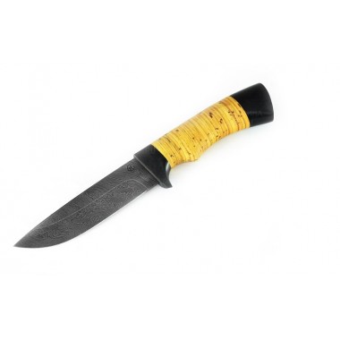 Нож ручной работы из дамасской стали "Егерь"