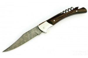 Складной нож из дамасской стали «Гусар-2»