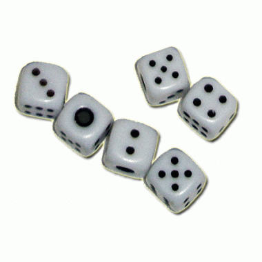 Кубики зарики кости игральные (средние)